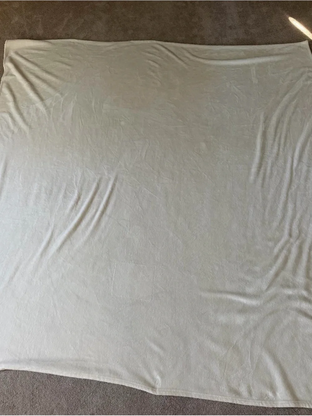 Rae Dunn Cream Blanket